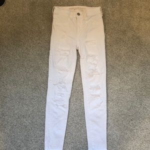 AE white jeans